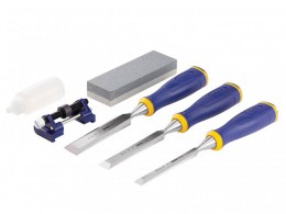 IRWIN Marples MS500 ProTouch All-Purpose Chisel Set, 3 Piece + Sharpening Kit £32.95